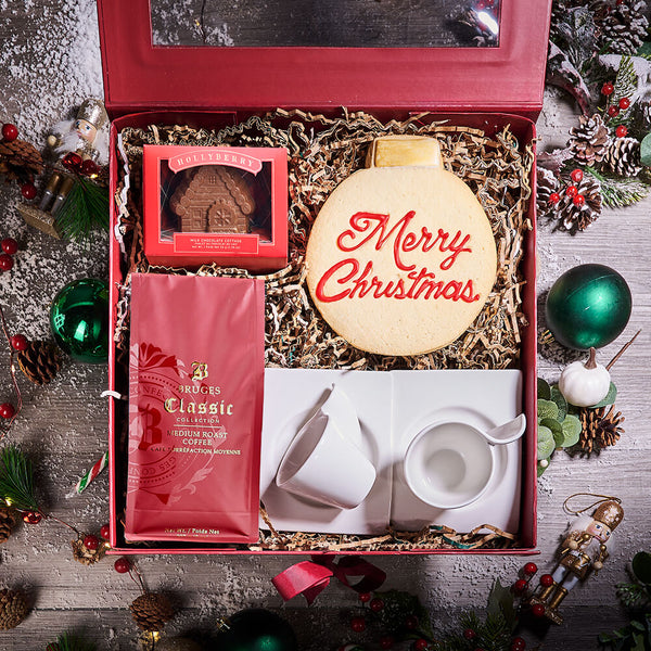 Coffee & Holiday Cheer Gift Box – Christmas gift baskets – US