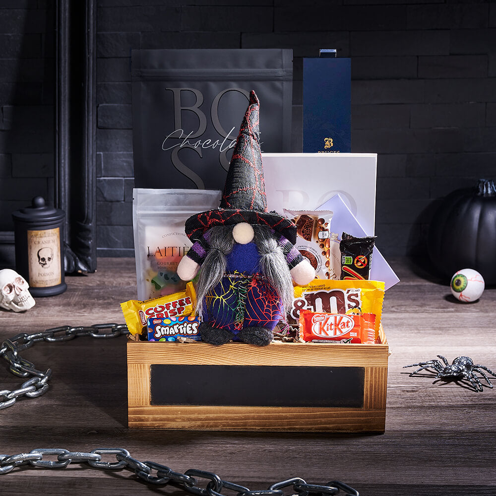 Bewitching Halloween Gift Crate, halloween gift, halloween gift, gourmet gift, gourmet, candy gift, candy