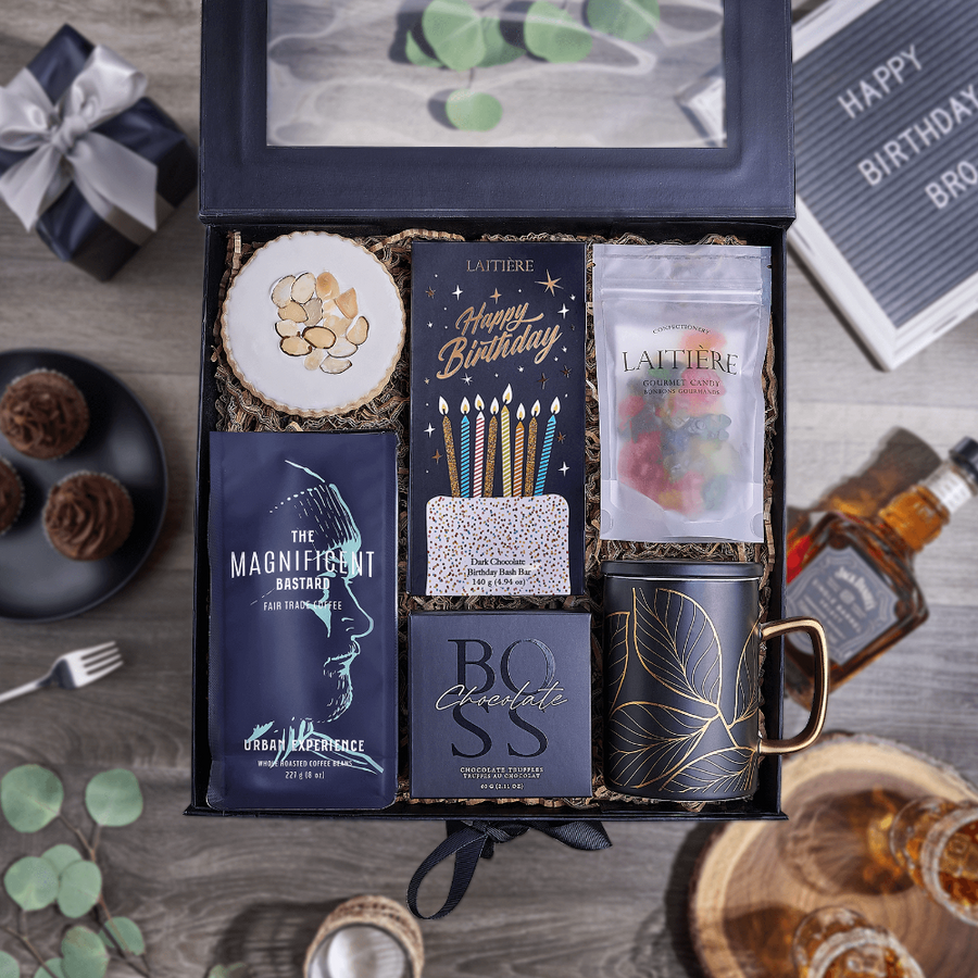 Birthday Coffee Gift Box, chocolate gift, chocolate, birthday gift, birthday, coffee gift, coffee, USA delivery