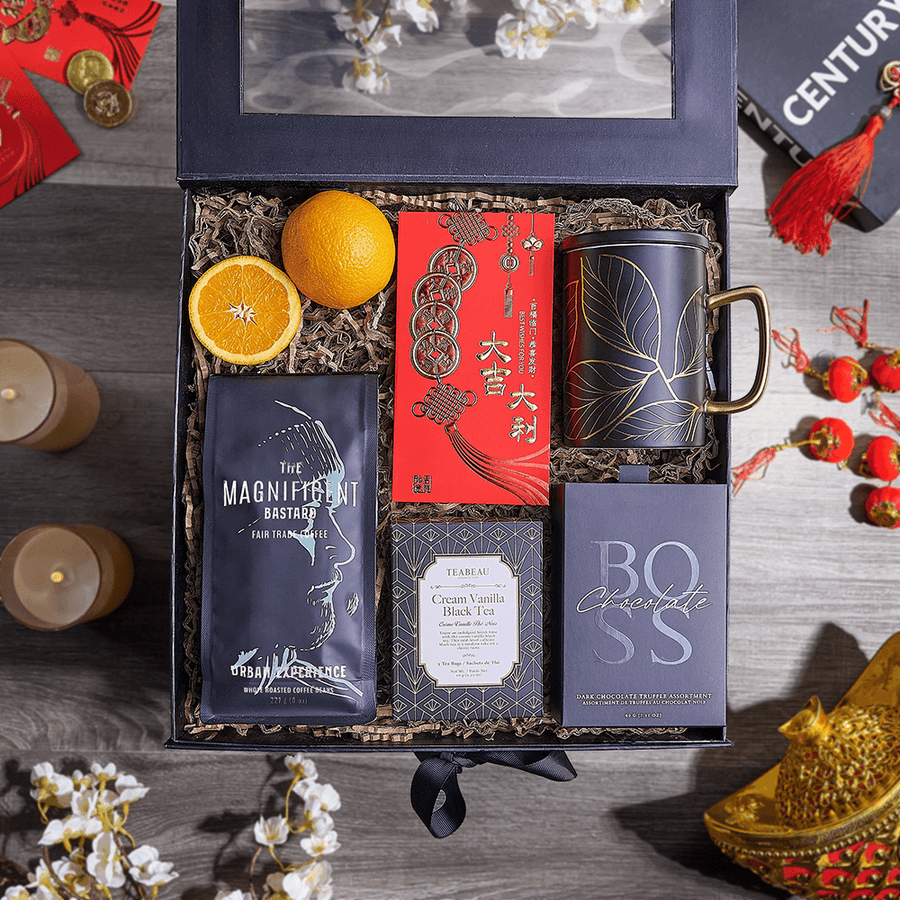 Chinese New Year Tea Gift Box, chinese new year gift, chinese new year, lunar new year gift, lunar new year, tea gift, tea, USA delivery