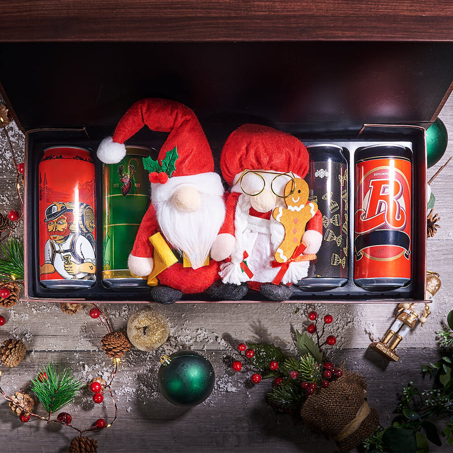 Claus & Craft Brew Box, christmas gift, christmas, holiday gift, holiday, beer gift, beer