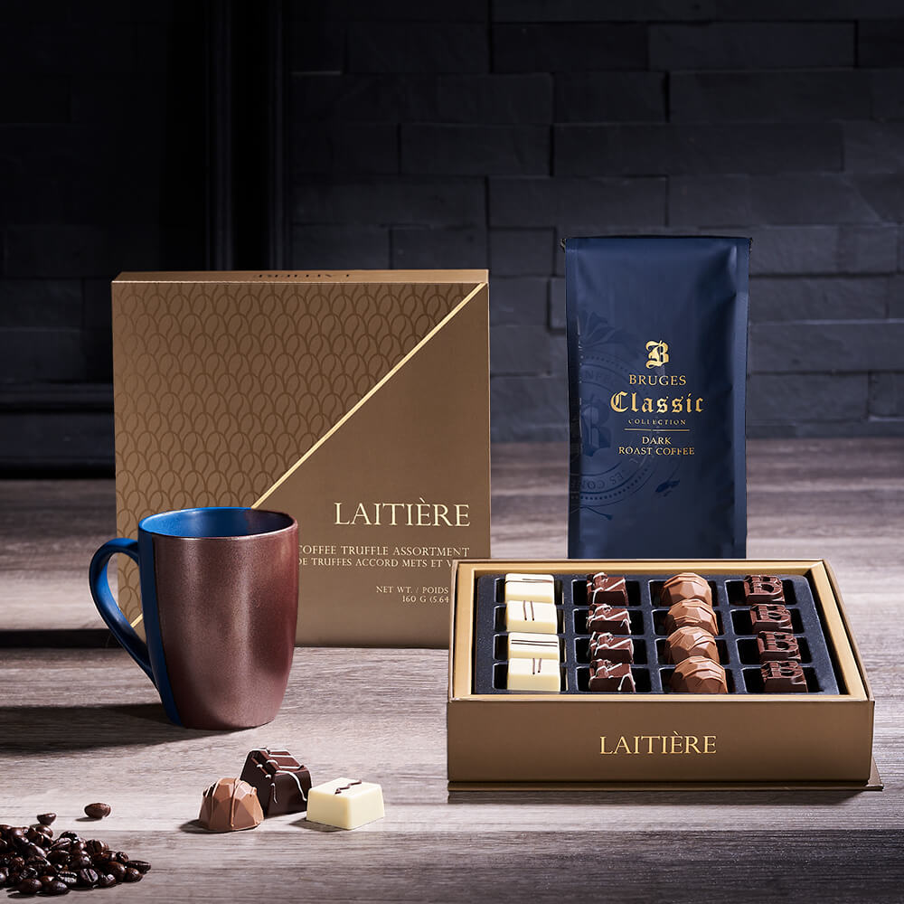 Coffee Time &amp; Truffle Gift, coffee gift, coffee, gourmet gift, gourmet, chocolate gift, chocolate