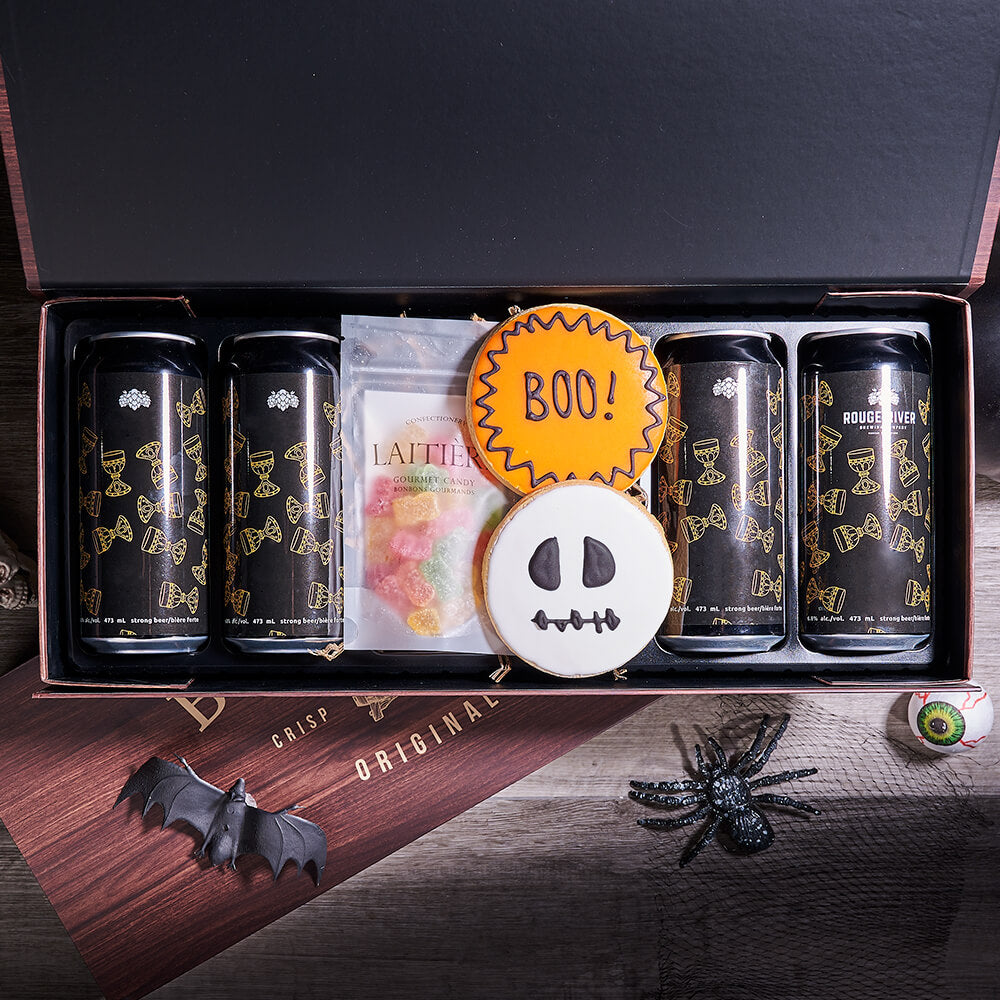 Craft Brew &amp; Trick-or-Treat Box, craft beer gift, craft beer, beer gift, beer, gourmet gift, gourmet, halloween gift, halloween