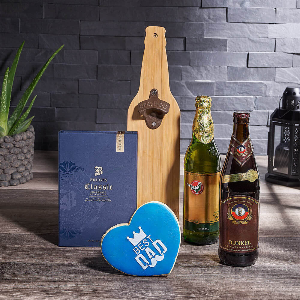 Father's Day Chocolate &amp; Cold Ones Combo Pack, beer gift, beer, fathers day gift, fathers day, cookie gift, cookie