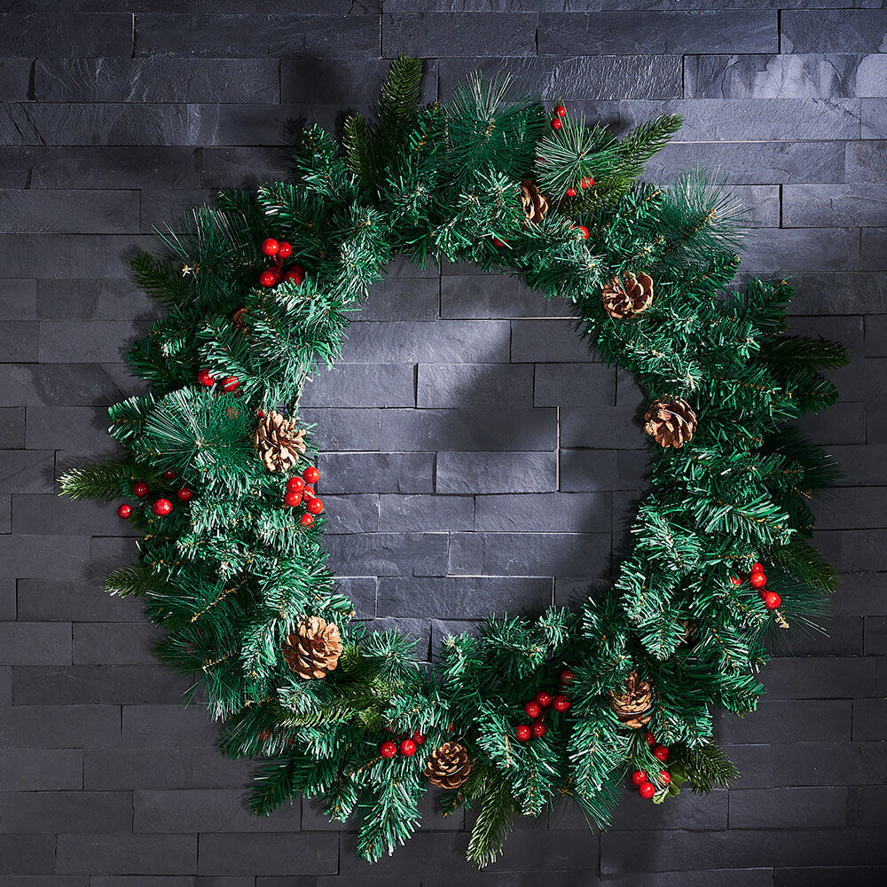 Faux Christmas Wreath, christmas gift, christmas, holiday gift, holiday, decoration gift, decoration