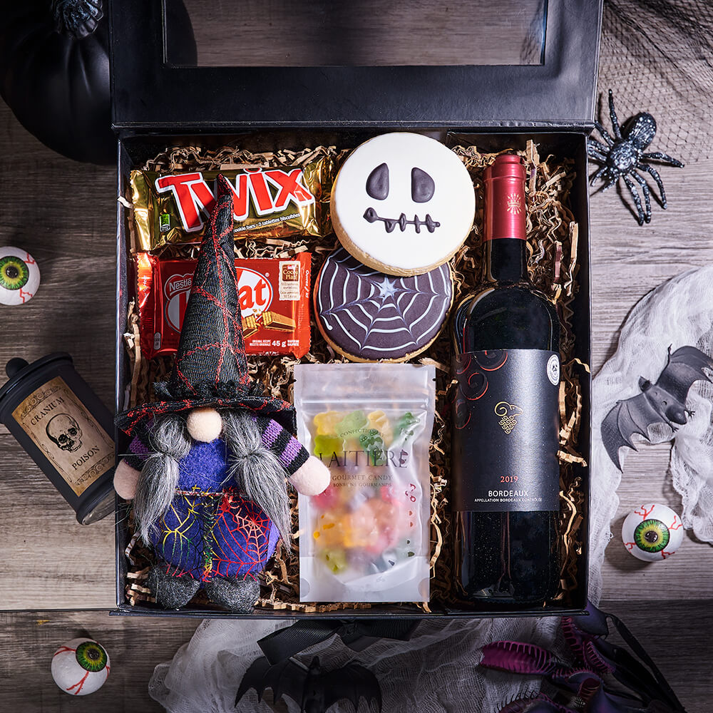 Hobgoblins Halloween BroCrates Package, wine gift, wine, gourmet gift, gourmet, Halloween gift, Halloween, candy gift, candy