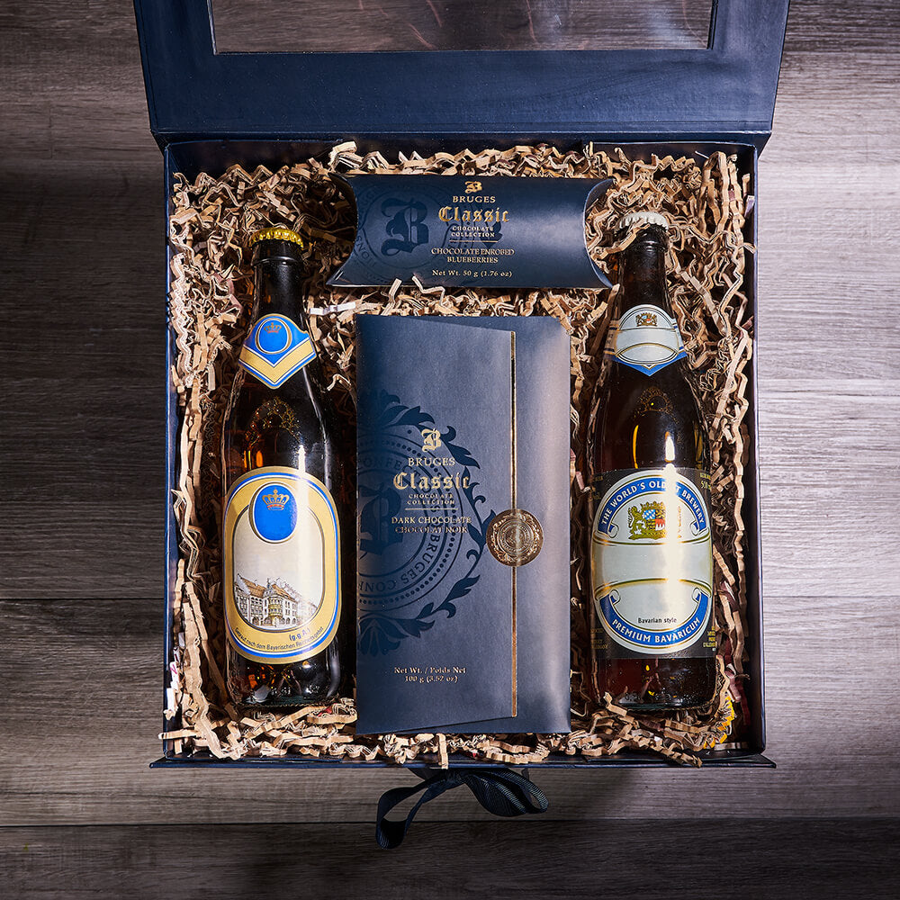 Specialty Beer Gift Box, beer gift, beer, gourmet gift, gourmet, chocolate gift, chocolate