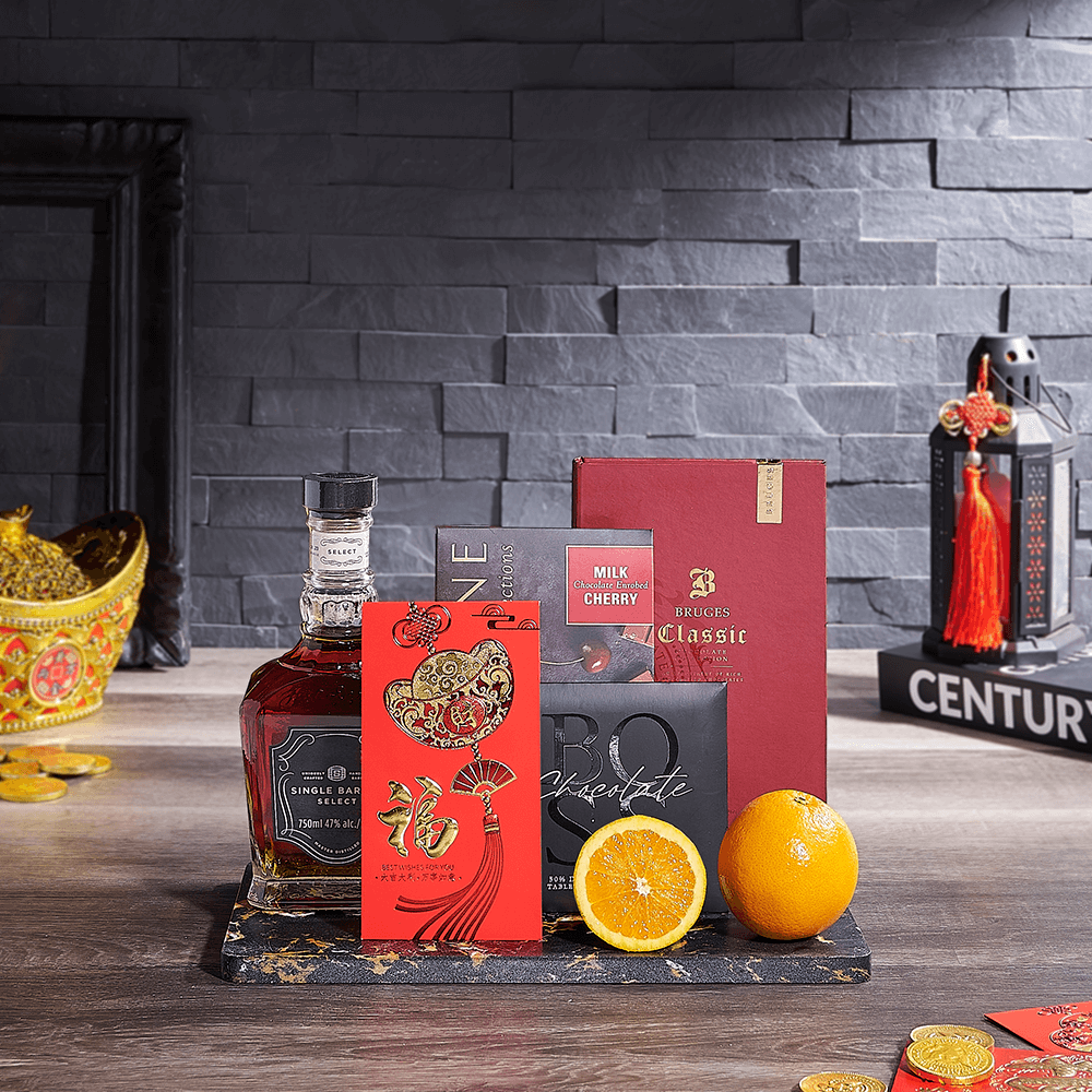 Spirits & Chinese New Year Gift Set, liquor gift, liquor, chinese new year gift, chinese new year, lunar new year gift, lunar new year, USA delivery