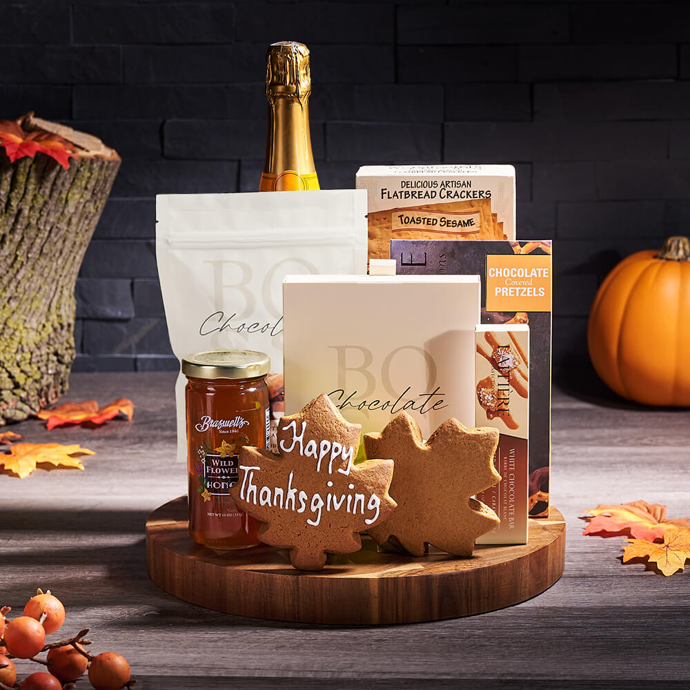 Thanksgiving Champagne Gift Board, champagne gift, champagne, sparkling wine gift, sparkling wine, gourmet gift, gourmet, thanksgiving gift, thanksgiving