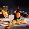 Thanksgiving Wine & Cupcakes Gift, wine gift, wine, gourmet gift, gourmet, cupcake gift, cupcake, thanksgiving gift, thanksgiving