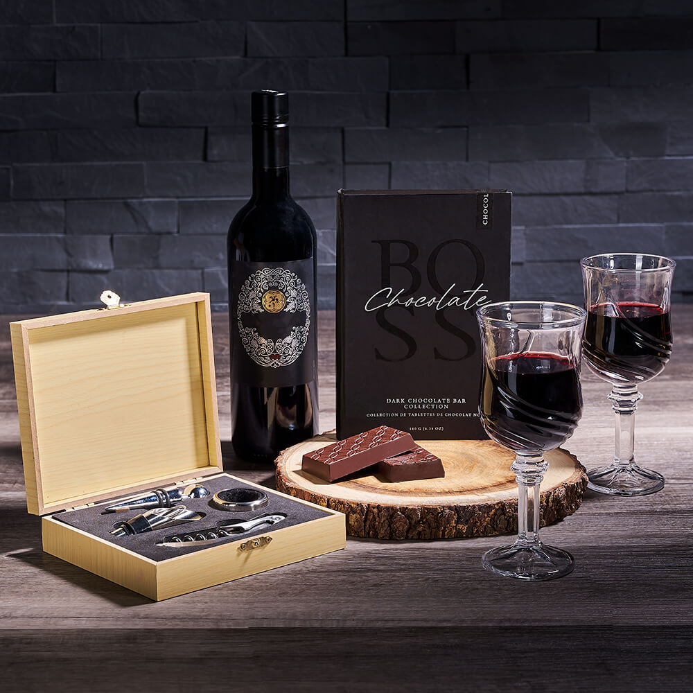 Wine Pairing &amp; Tool Gift, wine gift wine, gourmet gift, gourmet, chocolate gift, chocolate