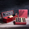 Wine Serving & Chocolate Gift Box, wine gift, wine, gourmet gift, gourmet, chocolate gift, chocolate