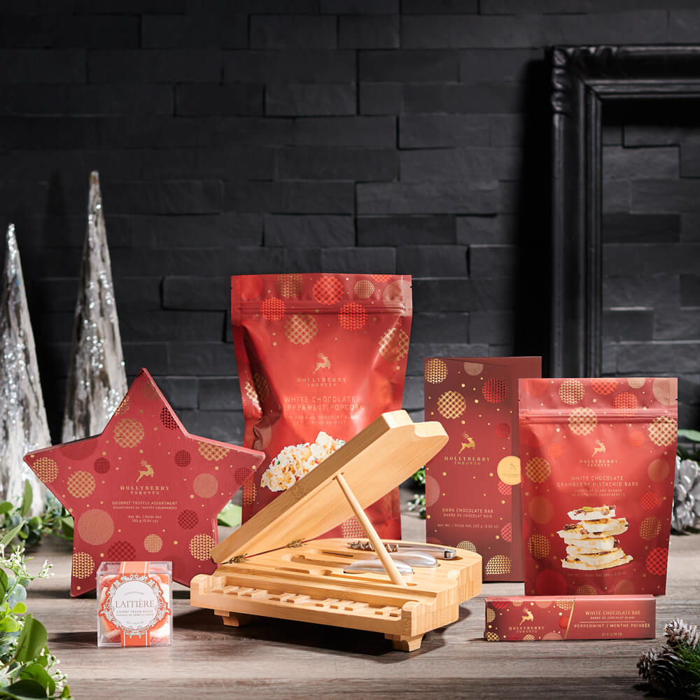 Christmas Piano &amp; Sweet Treat Gift Board, christmas gift, christmas, holiday gift, holiday, gourmet gift, gourmet, chocolate gift, chocolate