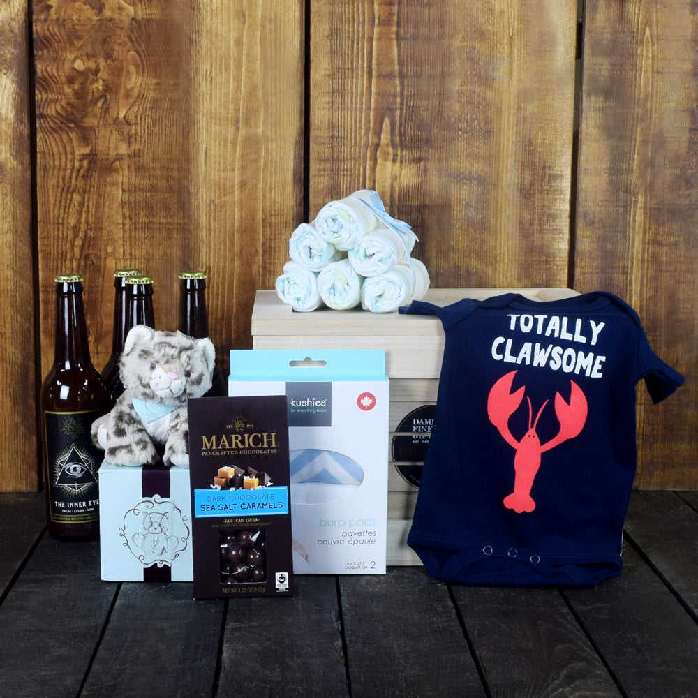 AWESOME SON &amp; DAD DUO GIFT SET, baby gift basket, welcome home baby gifts, new parent gifts