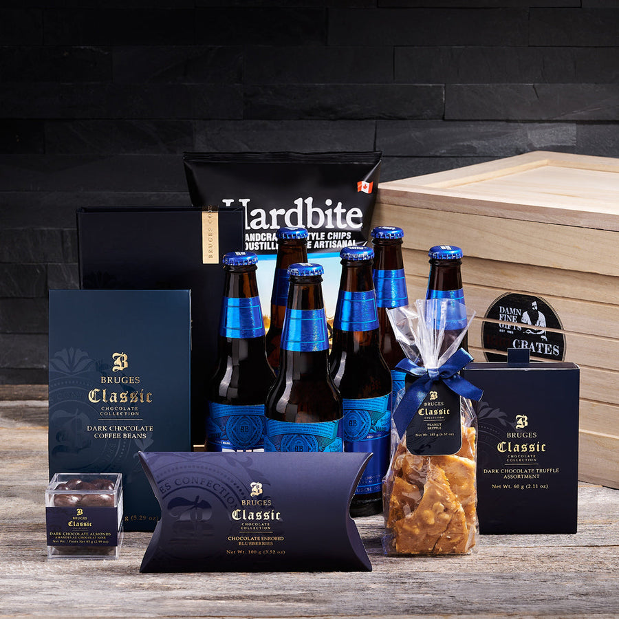 Beer & Irresistible Snacks Gift Set
