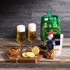 Let It Beer Mega Set, beer gift sets, gourmet gifts, gifts, beer keg, beer, peanuts, pistachios, drinking glasses, cutting board, US Delivery