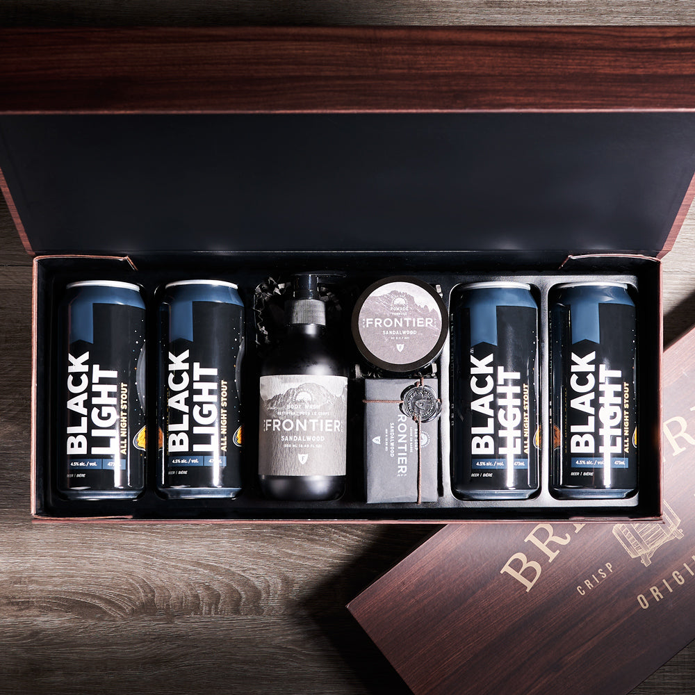 The Craft Beer &amp; Bath Box, beer gift, craft beer gift, craft beer, spa gift, mens spa gift, fathers day, fathers day gift