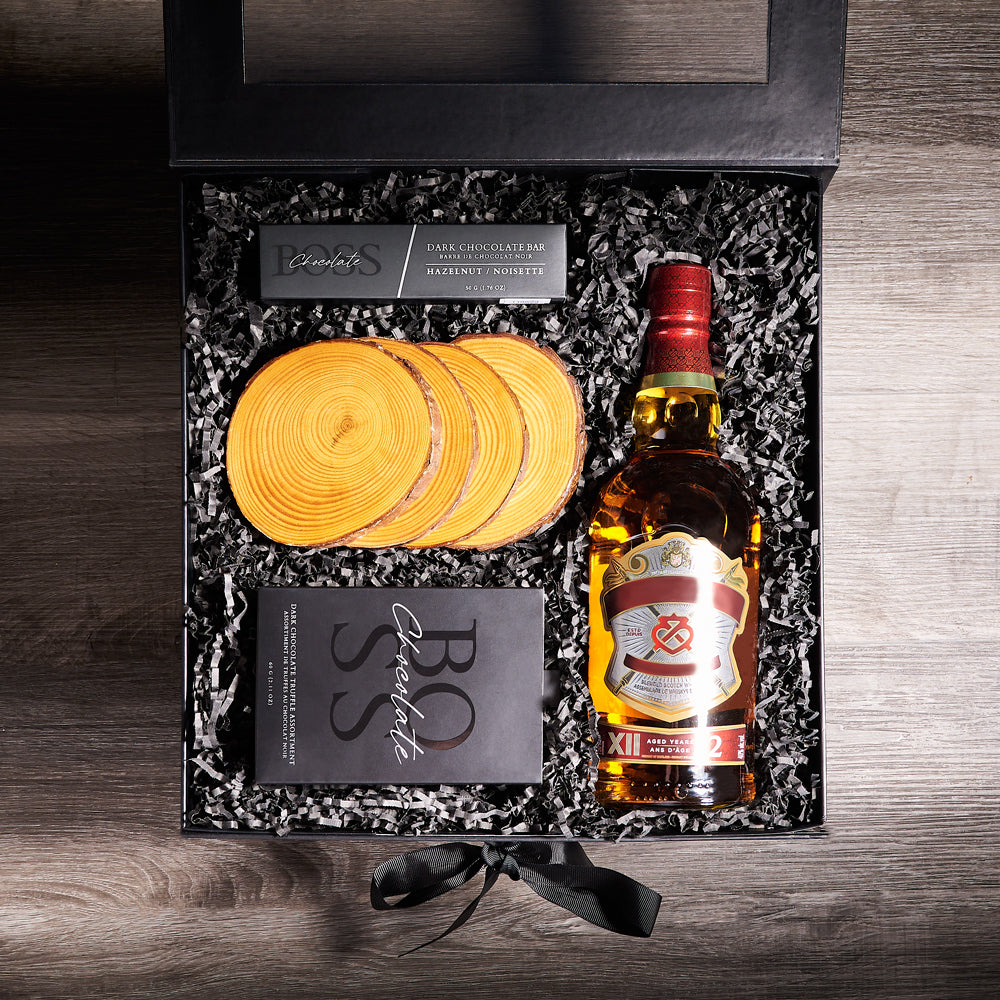 Gentleman Extraordinaire Gift Box, liquor gift, liquor, chocolate gift, chocolate, fathers day, fathers day gift