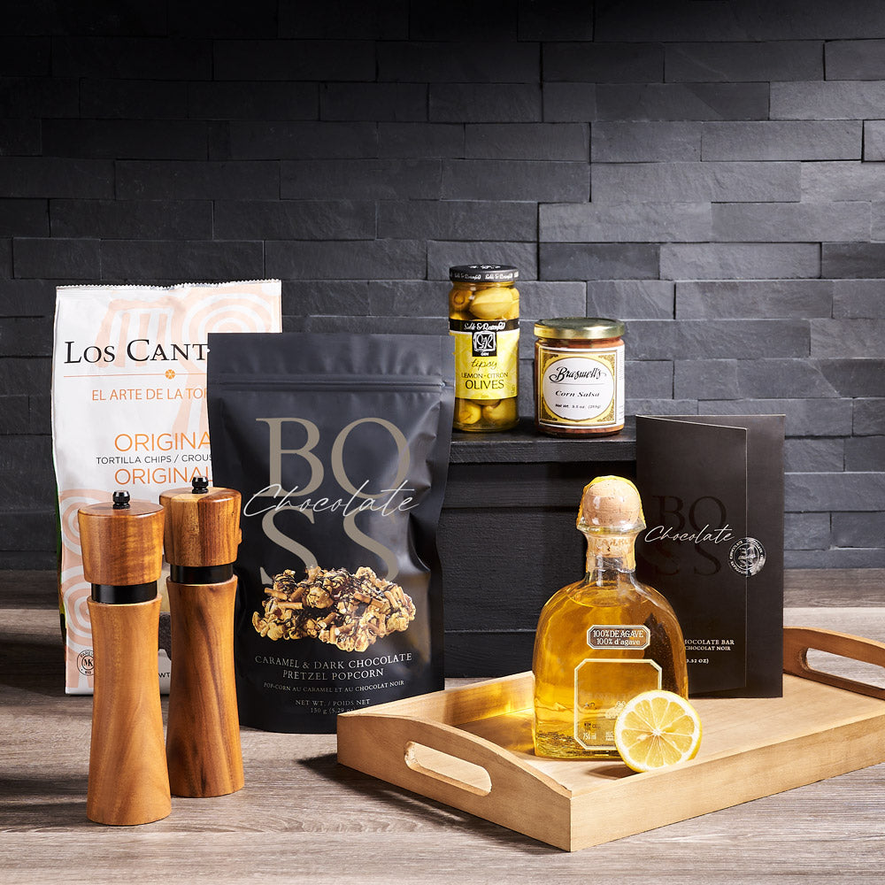 Tequila BroCrate, liquor gift, liquor gift basket, liquor, gourmet gift, gourmet, summer gift