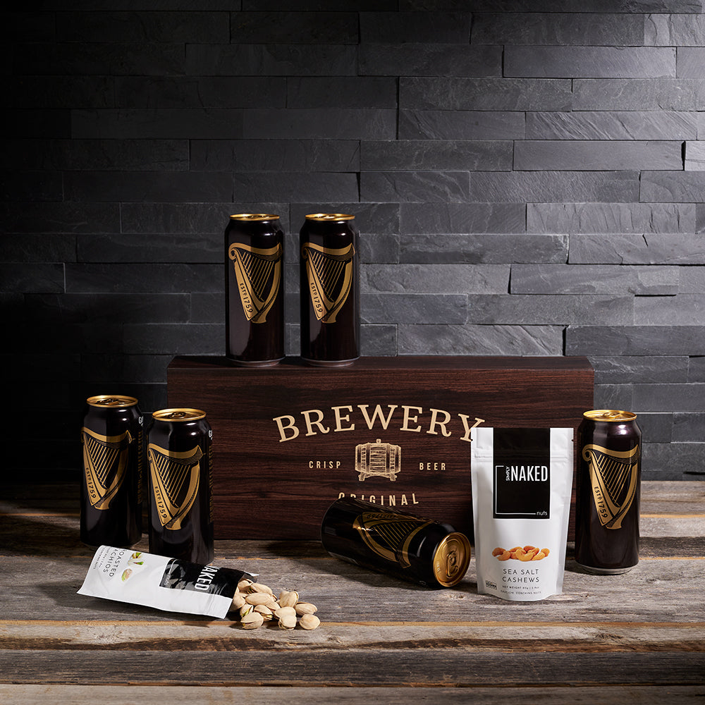 The Beer and Salty Snack Gift - Beer gift baskets, beer gift baskets, gourmet gifts, gifts