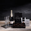 The Sweets & Champagne for Two BroCrate, champagne gift, gourmet gift