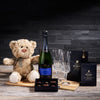 Champagne For 2 BroCrate, champagne gift baskets, gourmet gift crates, Valentine's Day gifts, gift crates, romance