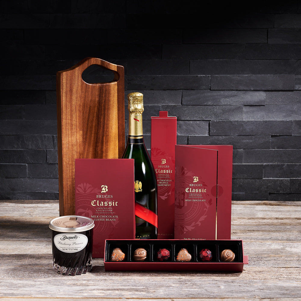 Celebratory Bubbly &amp; Dessert Gift Set