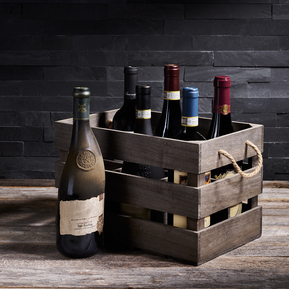 Under the Christmas Tree Wine Gift – Christmas gift baskets – US delivery -  BroCrates USA