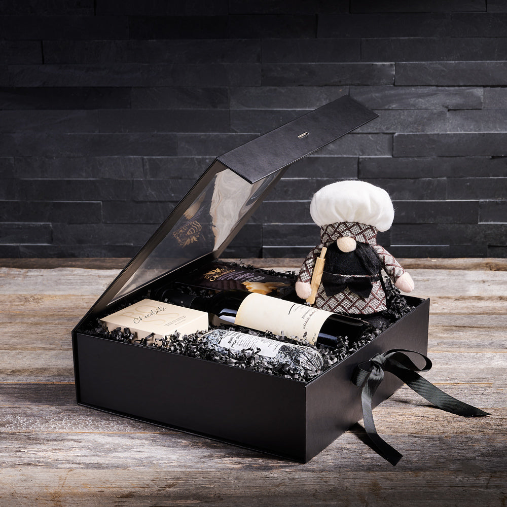 The Exquisite Little Chef BroCrate, wine gift, gourmet gift box