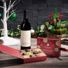 Christmas Wine & Truffle Gift, wine, wine gift, christmas gift, christmas, holiday, holiday gift, christmas wine gift, chocolate gift, chocolate