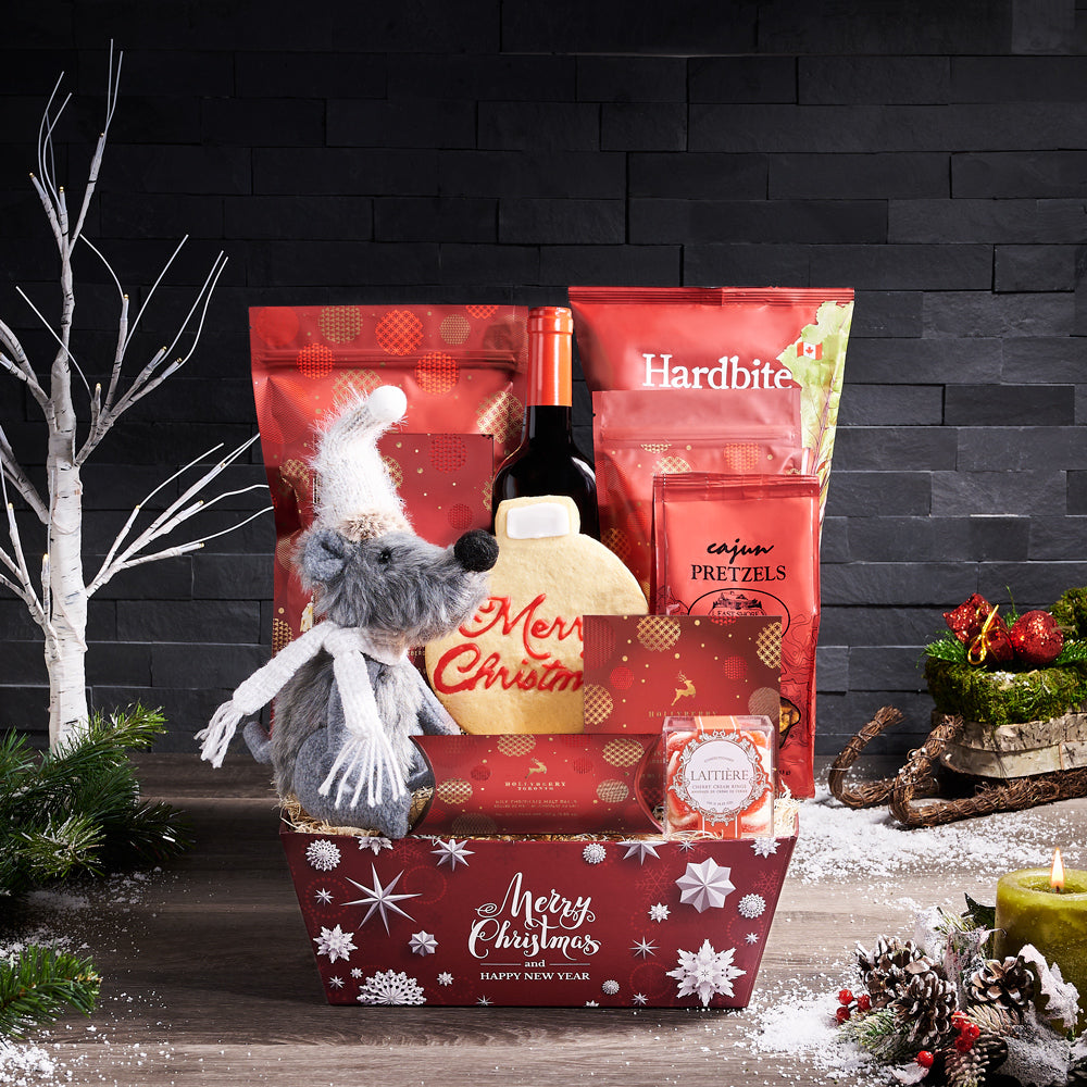 Christmas Wine & Truffle Gift – Christmas gift baskets – US