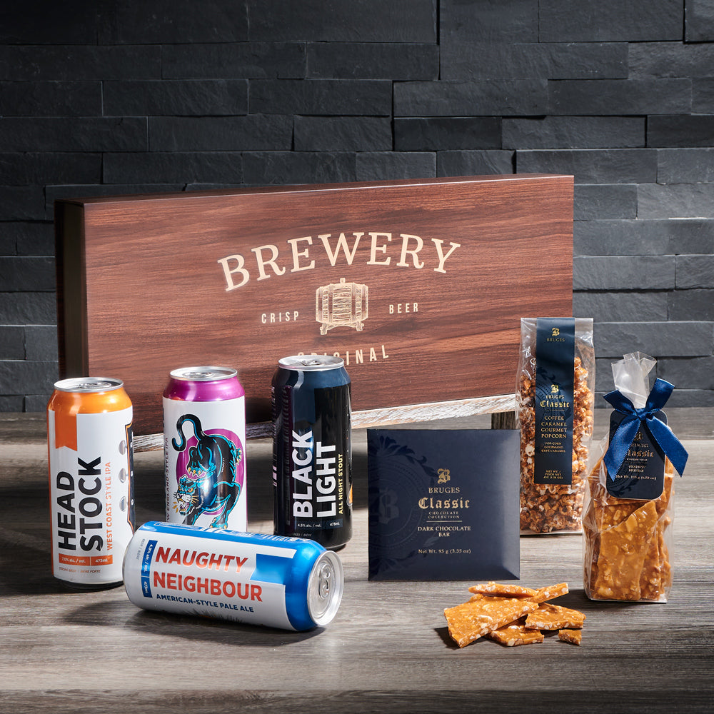 Sweet Snack &amp; Craft Beer Gift, beer gift basket, beer gift, beer, gourmet gift basket, gourmet gift, gourmet