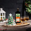 Spirits & Christmas Tree Cookie Gift, christmas gift, christmas, holiday gift, holiday, cookie gift, cookie, liquor gift, liquor, gift