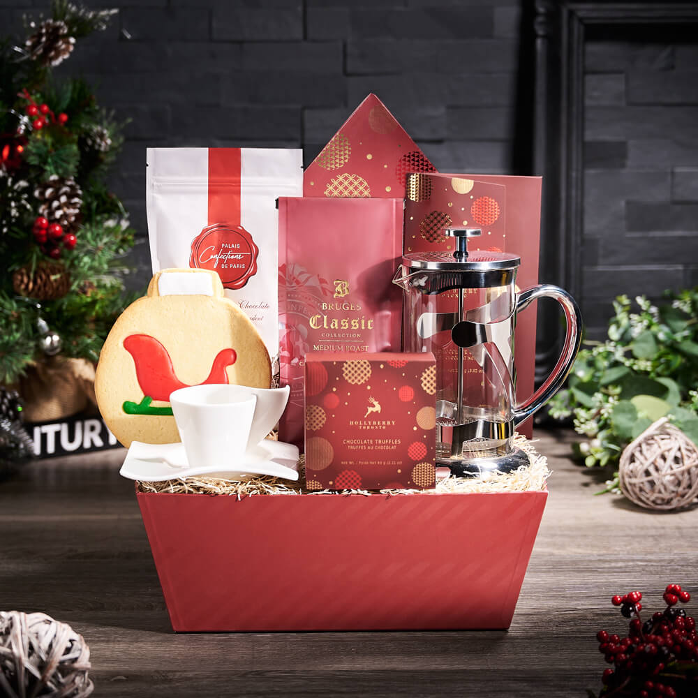 Warming Coffee &amp; Chocolate Holiday Gift, christmas gift, christmas, holiday gift, holiday, gourmet gift, gourmet, coffee gift, coffee