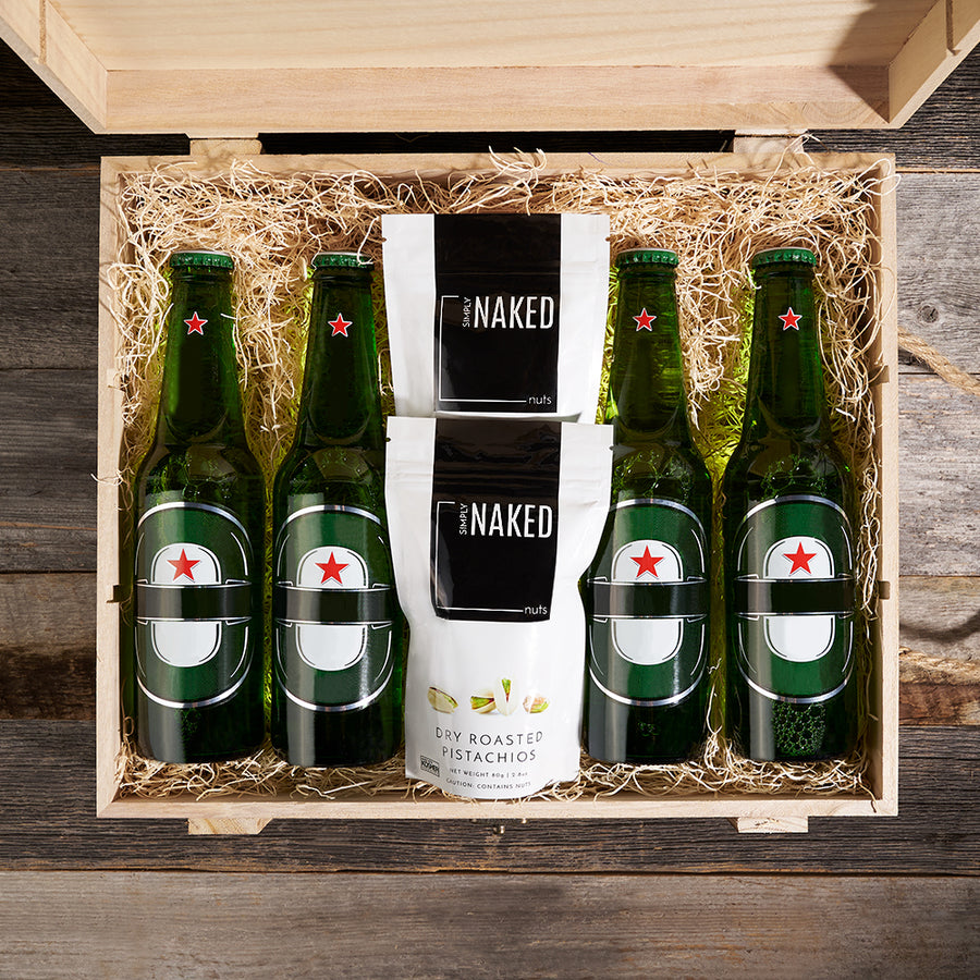 Crack Open a Cold One Beer Gift Set – Beer gift baskets – US delivery -  BroCrates USA